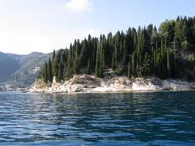 Corfu coastline
